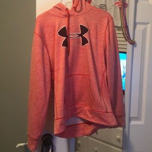 Orange under armour hoodie